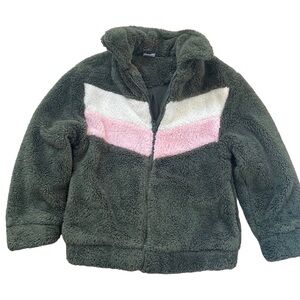 Girls Fleece Zip Up - size 7/8